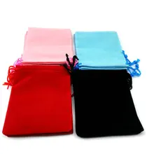 100 шт Разноцветные 10x12 см бархатные сумки/сумки для ювелирных изделий/бархатные сумки, рождественские/свадебные сумки B-059