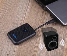 Transmitter Receive Audio Adapter for Device to Get Bluetooth Signal Via AUX port Suit for Computer Speaker Headphone TV Box etc