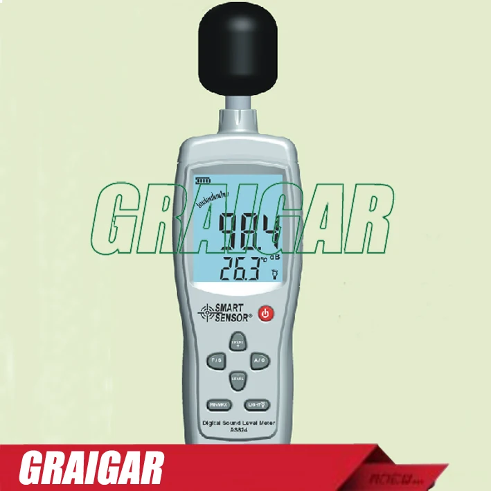 

Smart Sensor AS824 digital noise meter The decibel meter