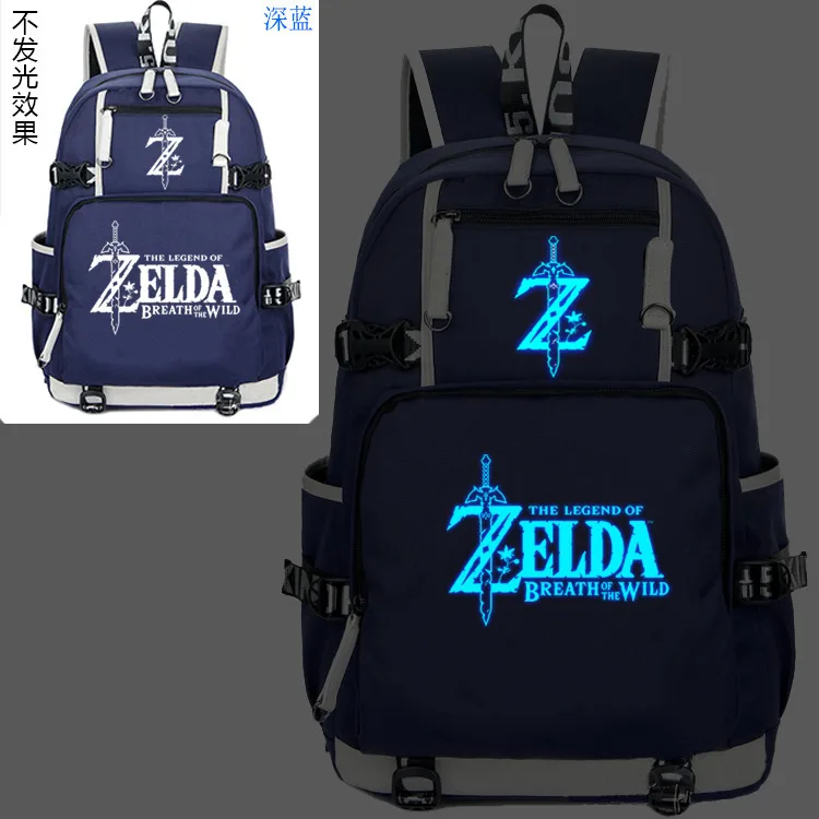  New Gamer Bags Luminous Backpack Cosplay Breath of the wild Eye Student Schoolbag Unisex Travel Sho