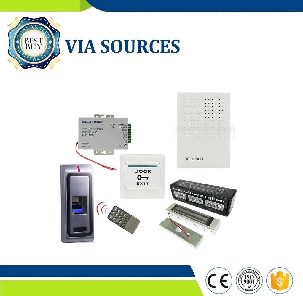 

Direct Factory Control Kits Standalone Door lock Biometric Fingerprint Control Multipul Full Choices Access Metal Case