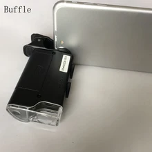 1X 130X универсальный зажим микроскоп объектив для iPhone 5S 6 6s 7 plus мобильный телефон ювелирные изделия кожа Mirco объектив СВЕТОДИОДНЫЙ Свет
