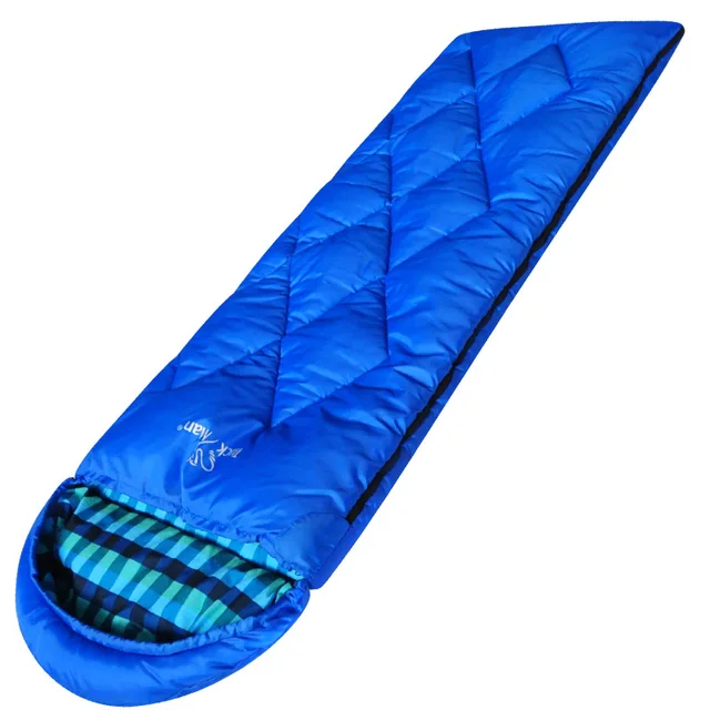 Camping Sleeping Bag Winter Duck Down Outdoor Travel Waterproof Hiking Adult  Bed for Cold Weather Nylon Taffeta Soft 1