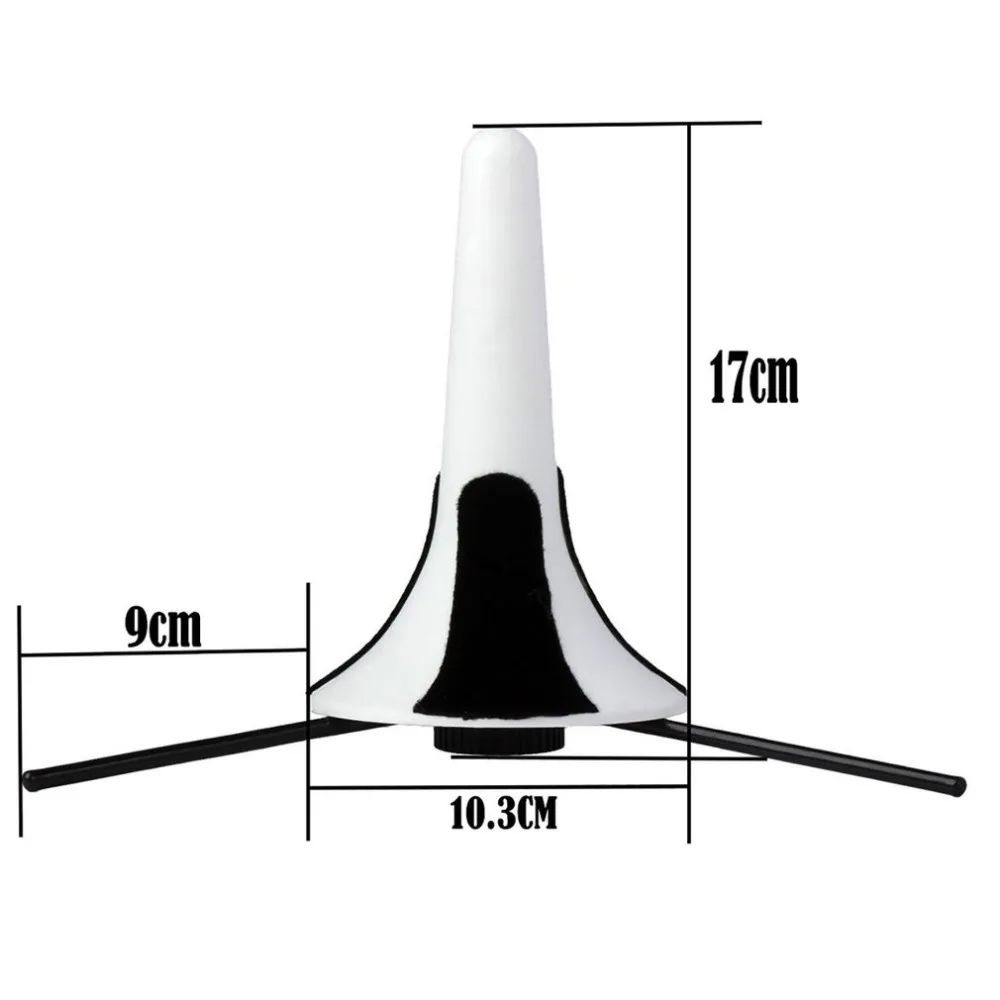 Портативный ABS труба штатив Стенд держатель кронштейн с отделяемые ножки латунь музыкальный инструмент аксессуар