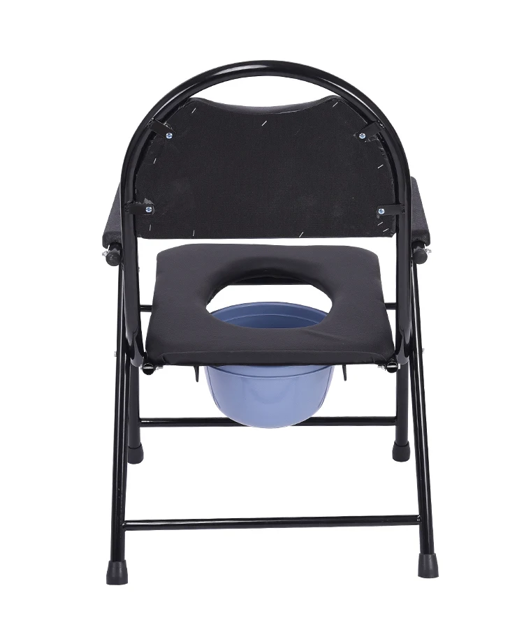 A, многофункциональный устойчивый PU горшок стул для пожилых складной безопасный сиденье для унитаза водонепроницаемый кожаный стул 2 способа для подъема комод
