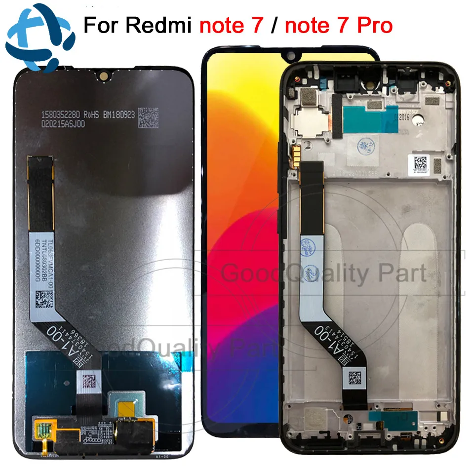 Продажа 100% тест для Xiaomi Redmi Note 7 Pro ЖК дисплей сенсорный дигитайзер Snapdragon 660 сборка 6,3