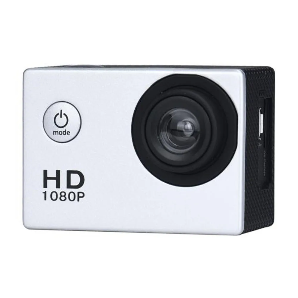 Топ продаж Мини водонепроницаемый спортивный рекордер Автомобильный DV видеокамера 1080 P HD спортивная видеокамера - Цвет: Белый