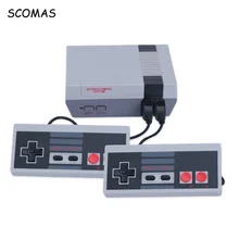 SCOMAS 8 Bits Classic Family Game Consoles System TV Video Mini Handheld Game Console For NES Game Player Built-In 620 Games