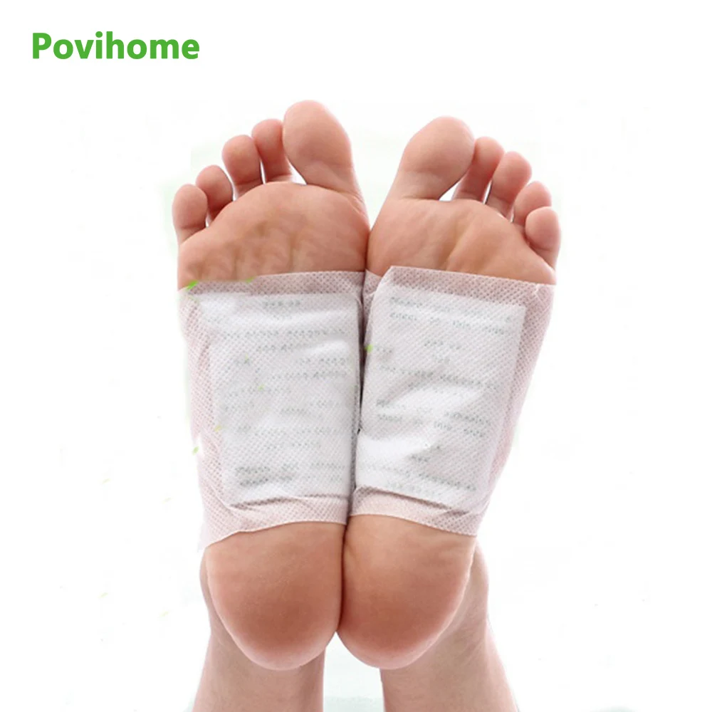 

Povihome 120Pcs/Bag Detox Foot Pads Patch Health Care Foot Care Tools Adhesives Herbal Cleansing Slimming Bamboo Pads Patch C033