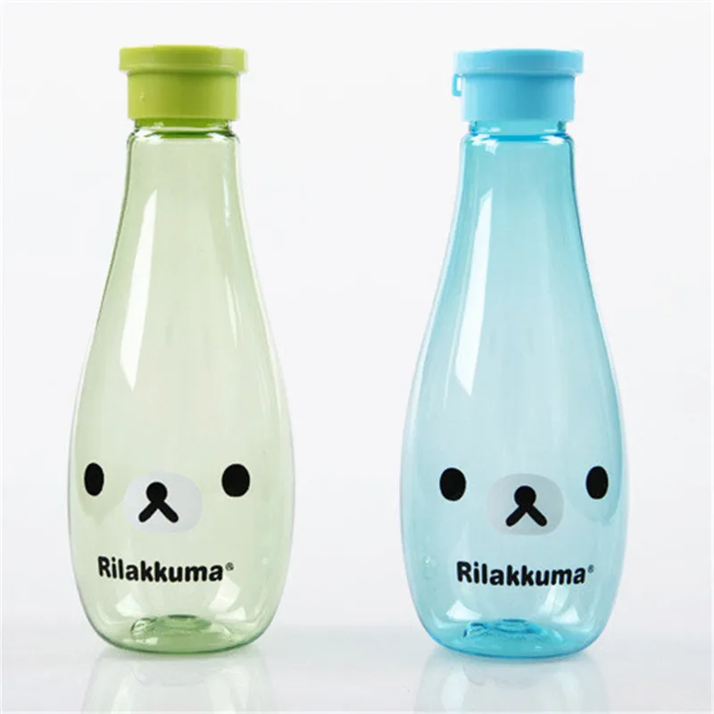

Creative Bear Bottle 400ml Leak-proof Lemon Juice Drinkware Unbreakable Water Bottle BPA free