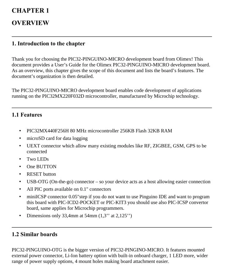 PIC32-PINGUINO-MICRO info 2