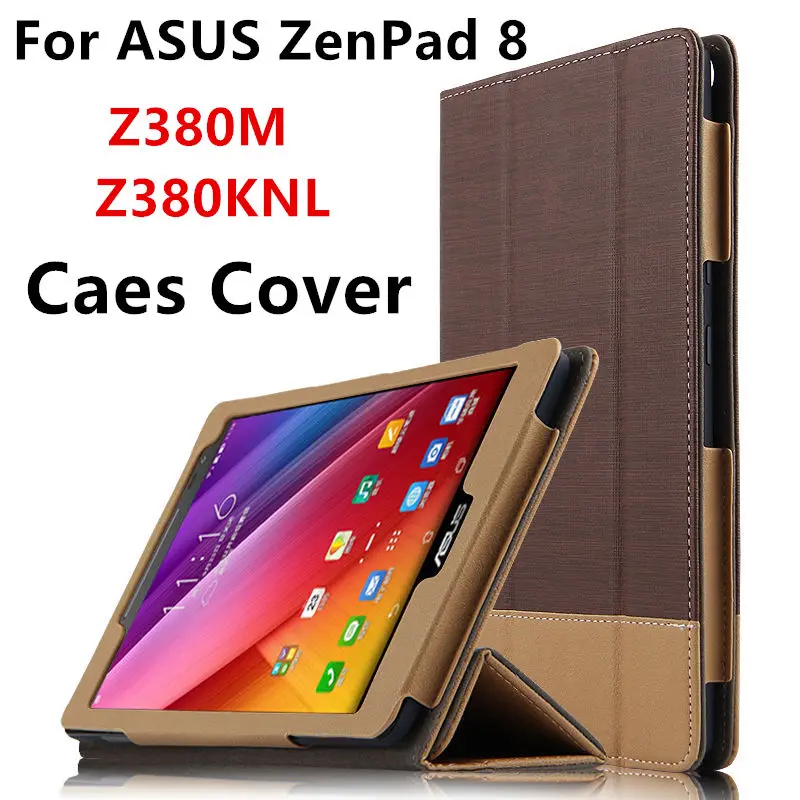 Case For Asus Zenpad 8 Z380m Protective Smart Cover Leather For Asus Z380 Z380knl Z380kl P024 8.