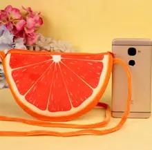 

Phone Fruit 3D Lemon Bag Universal for IPhone X 6 7 Plus 6s Wallet for Samsung Galaxy J5 Bag for Any Fit 5.5 Inch Phones Xiaomi