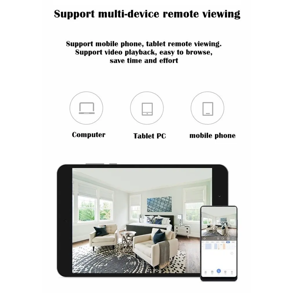 S-Q8 Смарт Беспроводной Wi-Fi HD ночного видения мобильный телефон Удаленная камера CCTV дома для камеры наблюдения облако
