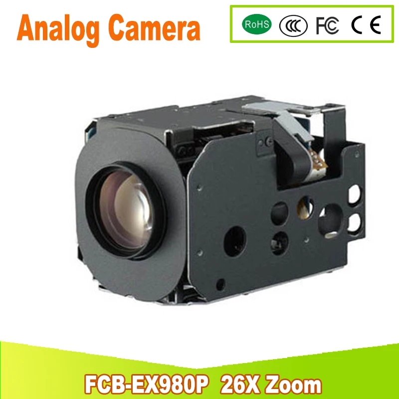 

yunsye Free shipping SONY CCTV Sony Camera Zoom Module FCB-EX980P Colour 26x zoom 3.5-91mm