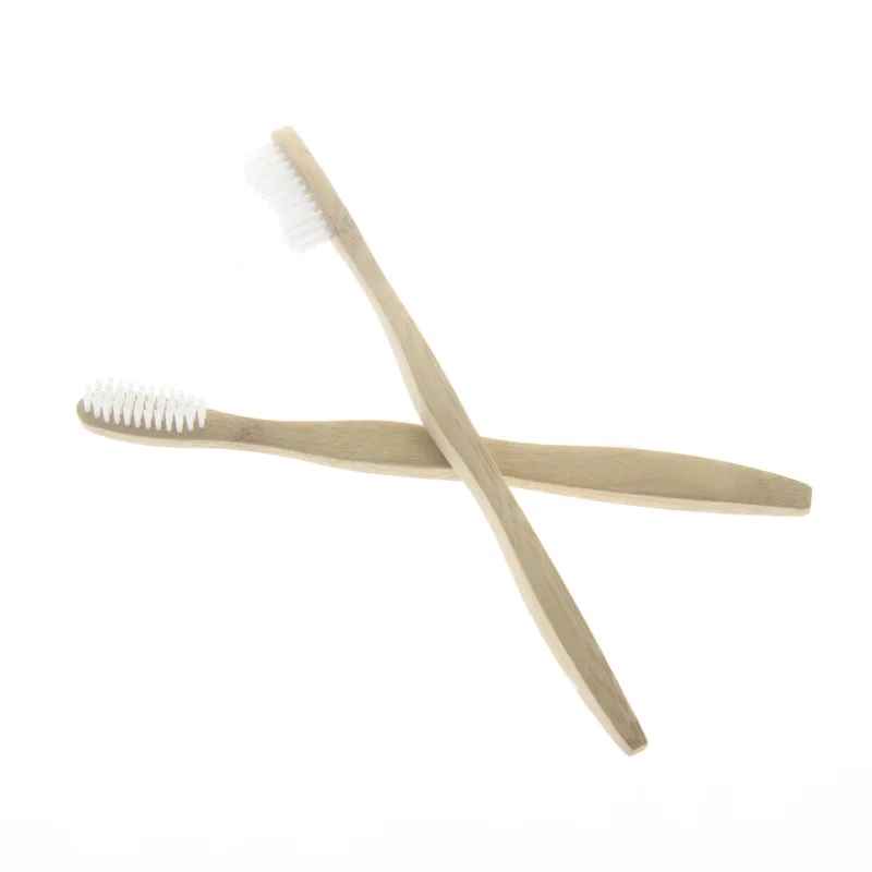 2 шт./компл. Сертификация FDA Белая Щетина хорошая Экологически чистая бамбуковая зубная щетка для взрослых зубная щетка