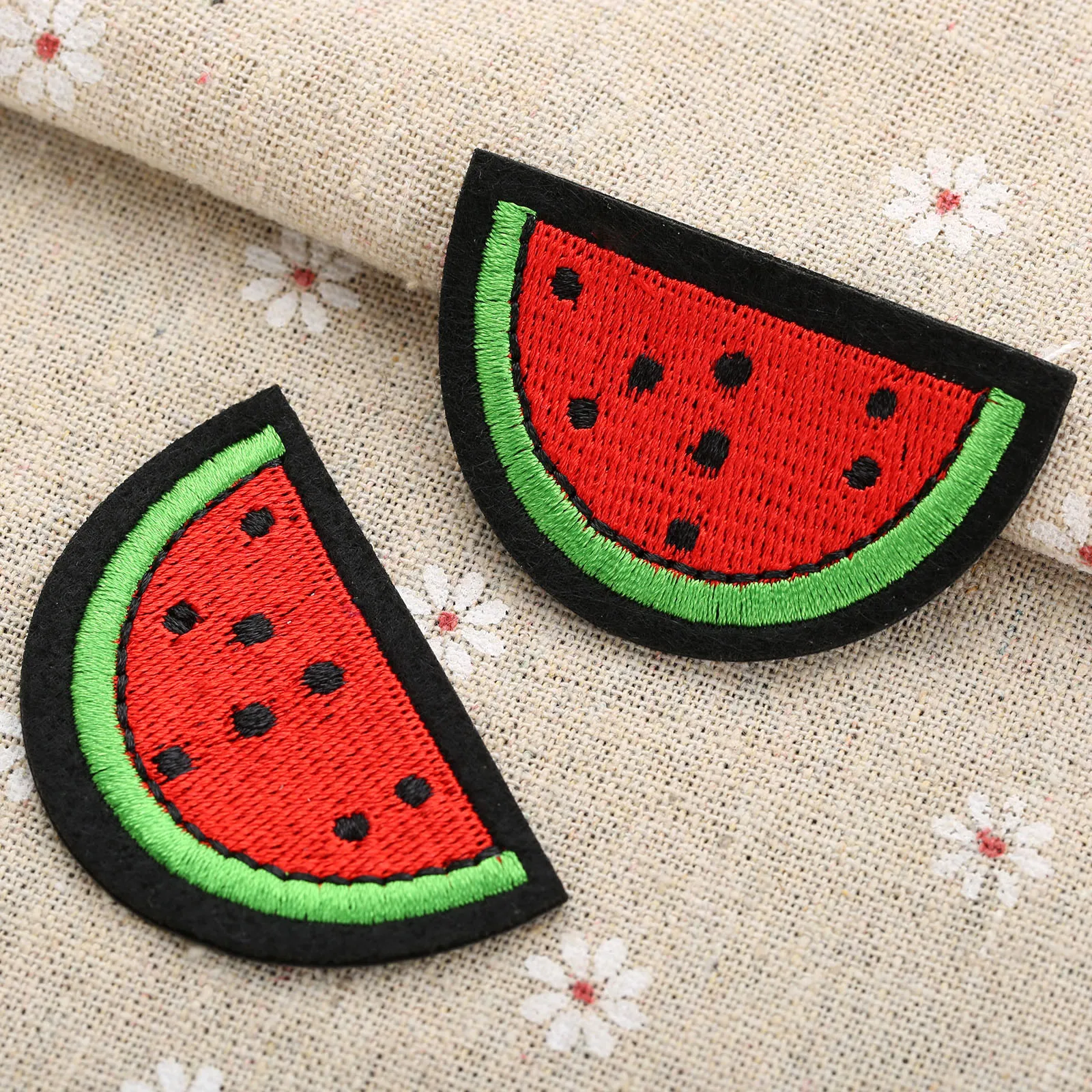 Watermelon Fruit Patch DIY Patches for Kids Clothes Iron on Embroidered