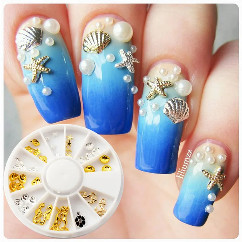 210 Stück Muschel & Seestern Perlen Set - Meerestier Perlen Für Schmuck & Deko