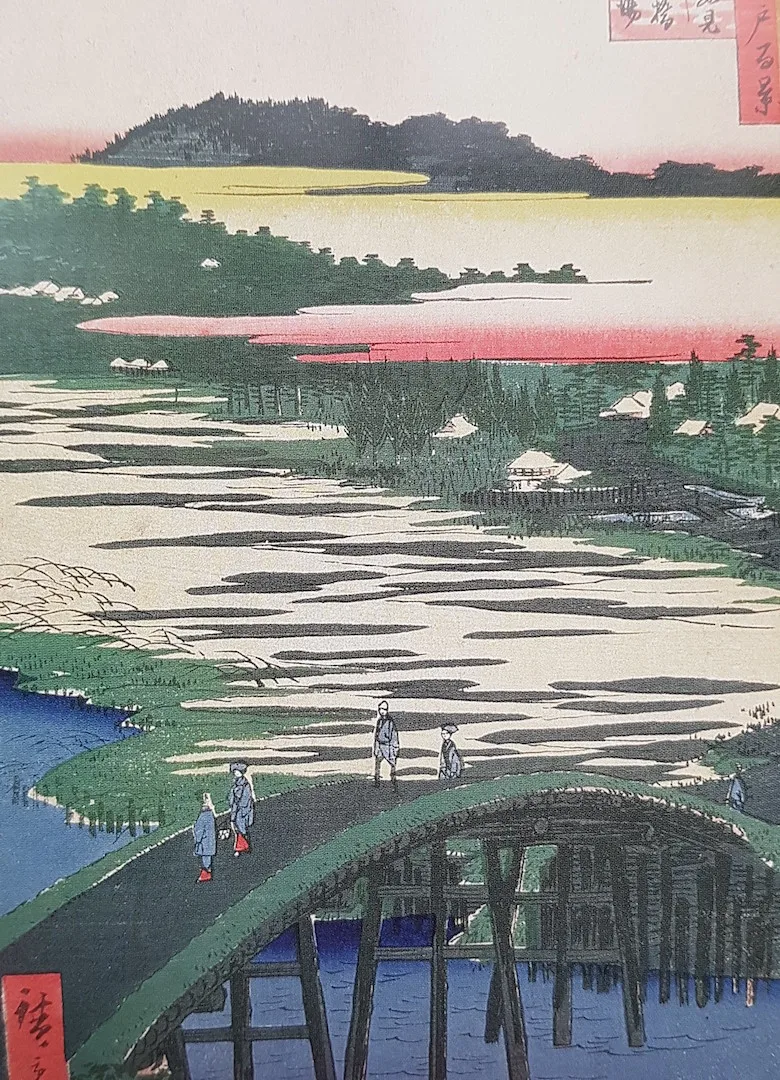 Винтажные японские картины в стиле Ukiyoe, хиросиге, крафт-постеры, классические картины на холсте, наклейки на стену, домашний декор, подарок