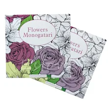 Graffiti Coloring Book SECRET GARDEN Flowers Monogatari for Adults Kids Gift