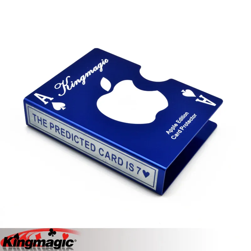 

Aluminum Apple Card Protector Magic Tricks Free Shipping Props Toys