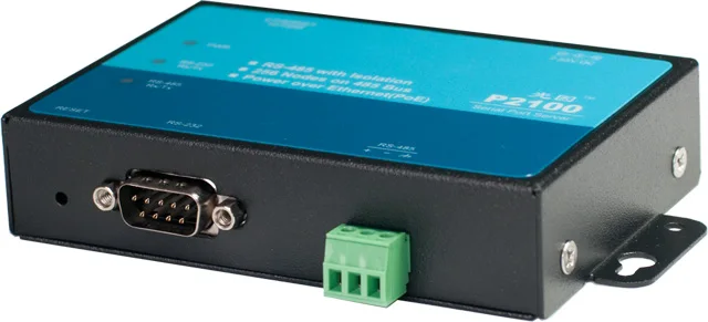 Excellent Quality Serial Device Server + Modbus Gateway, Isolated RS232 + RS485 to Ethernet TCP/IP VCOM POE 32bit CPU