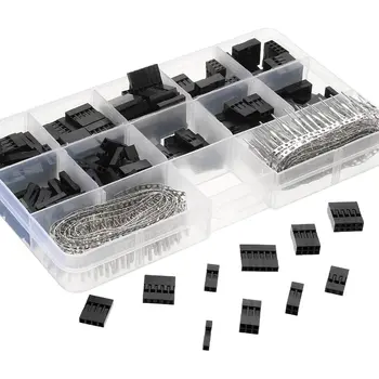 

610Pcs Wire Jumper Pin Header Connectors Housing Female Kit For Arduino Raspberry Pi Electronics Stocks