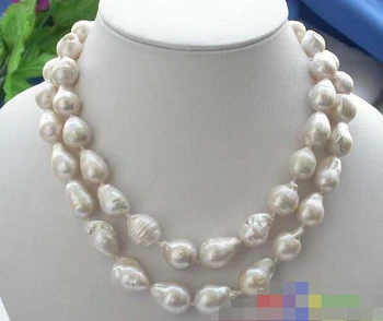 

03201 2ROW DRIP WHITE KESHI REBORN PEARL NECKLACE