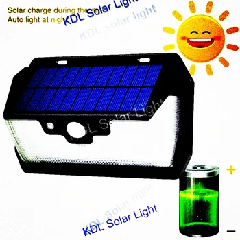 

55 leds Solar light remote control radar 3 side lighting usb port Powered Lamps camp Outdoor Garden patio yard deck street