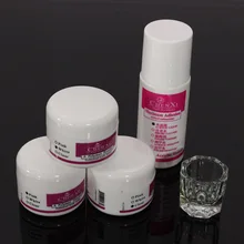 BTT-109 5 шт./компл. ногтей набор акриловая пудра Жидкость Стекло чашки Для женщин для Неил арта украшения для кончиков ногтей Дизайн маникюрный набор Инструменты 3 цвета