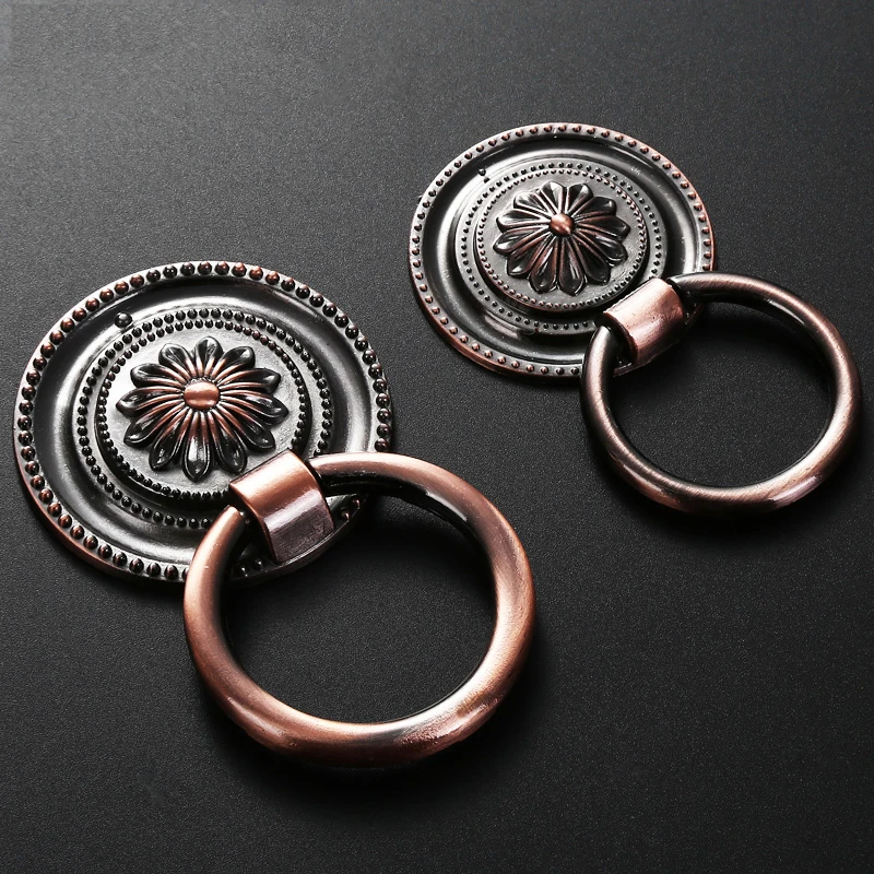 Antique Drawer Pulls Door Handles Retro Furniture Knobs and Handles for Cabinets Handle Hardware Fittings