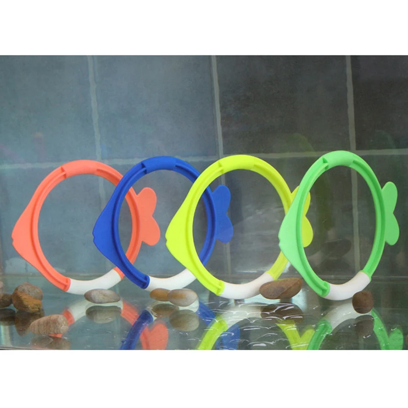 Egoes BESTWAY Underwater Swimming and Diving Swimming Pool Toy Play Rings 32030 and Fish-Ring 32031