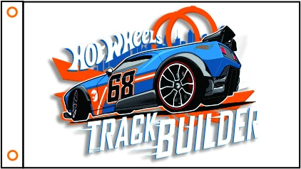 custom flag car Hot WHeels banner 3x5ft 100% Polyester Hot WHeels Flag ...