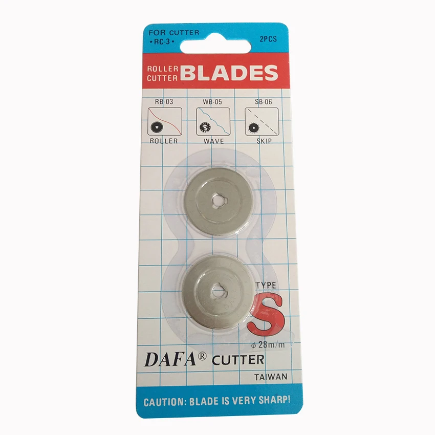 28 Millimetri Rotary Cutter Lame Per Olfa, Fiskars, Clover E Più Taglierina Del Rullo Rullo Lama Rotonda Lama