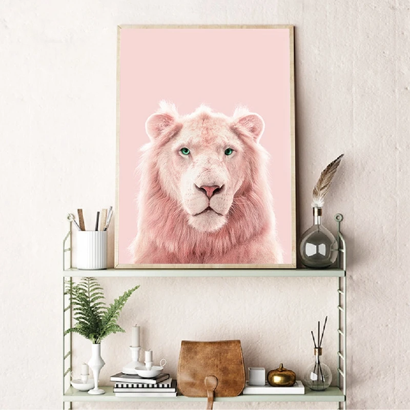 Lion Art Wild Animals Canvas Painting Wall Decor