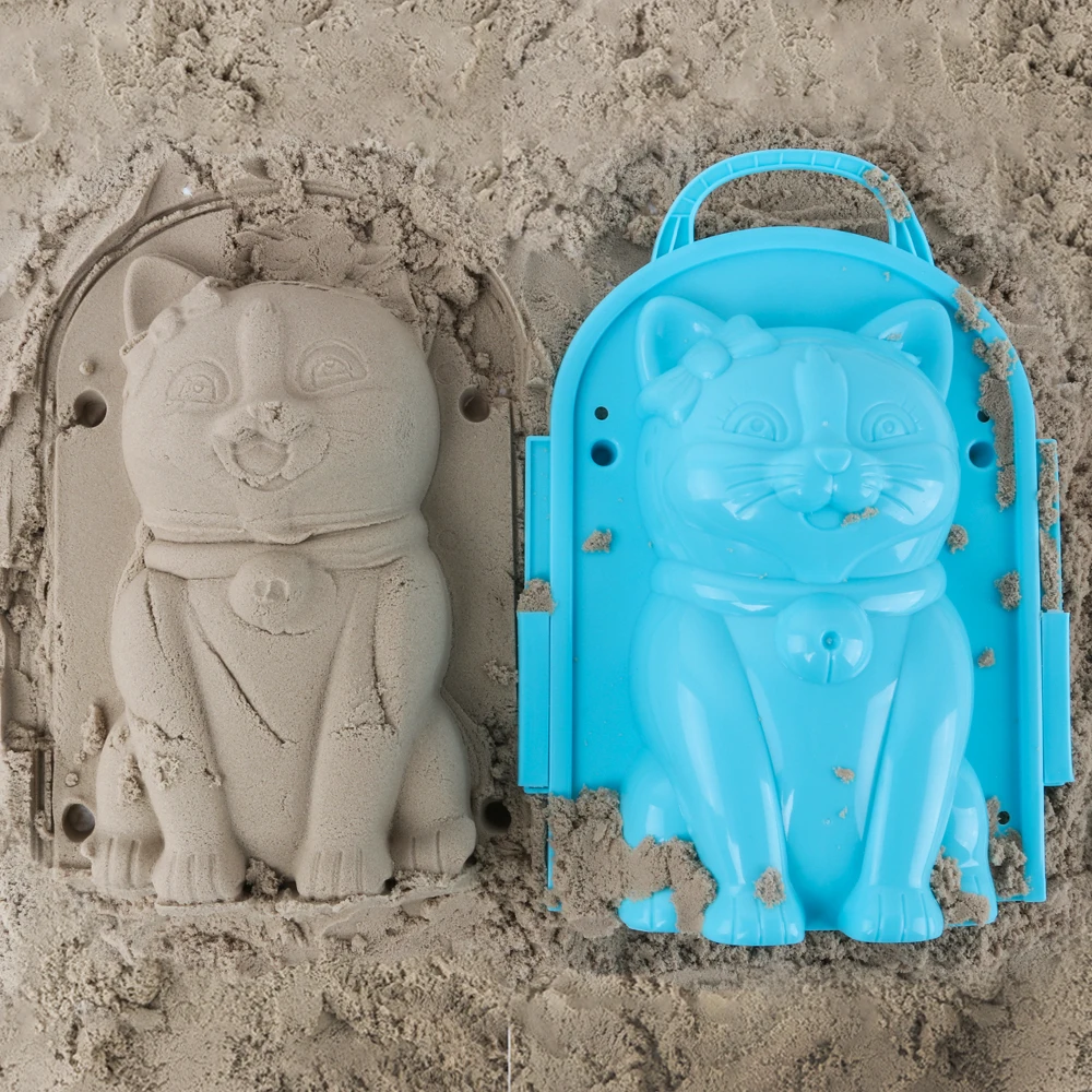 Most effective Beach Sand Game 3D Cartoon Mold Beach Snow Sand Model Children's Model Toys Children Outdoor Beach