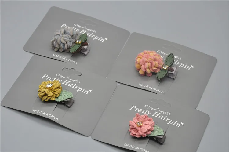 

Dog Hair Clip Tongsen hairpin plush flower hairpin princess headdress hairpin Hair Grooming Accessories