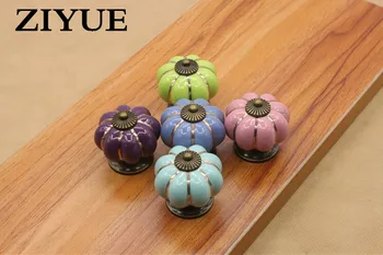 

Free Shipping 2PCS/Lot Kitchen Pumpkins Shape Drawer Knobs Cupboard Drawer Dresser Pull Handles