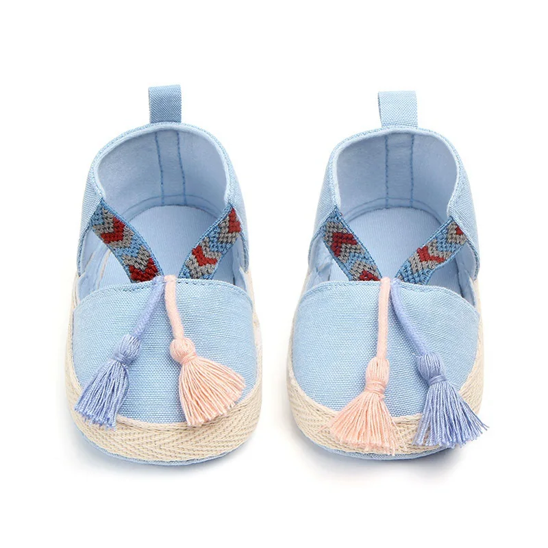 Весенняя обувь для маленьких девочек; однотонная обувь принцессы для малышей; нескользящая детская обувь для малышей; обувь для новорожденных - Цвет: L