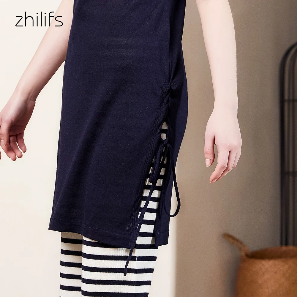 Zhilifs/темно-синее женское платье, тонкое летнее платье с коротким рукавом, женское сексуальное кружевное платье с разрезом, новинка года