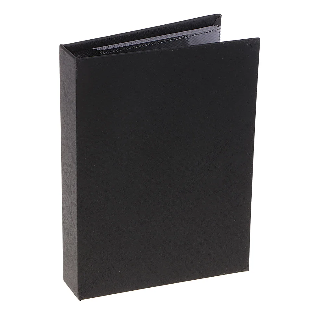 Transparent Page Photo Album -Sticker Holder –Scrapbook- Picture Display Book 30 Pages /120pcs Capacity –PU Leather Cover