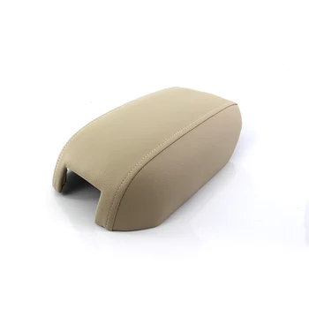 

Beige Armrest Console Cover Lid Leather with Back Plate Complete Fit for Volvo XC90 2003-14