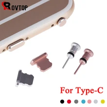 Rovtop type C порт для зарядки телефона 3,5 мм разъем для наушников sim-карта Тип C разъем для samsung S9 S8 huawei P9 P10 P20