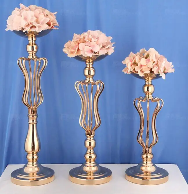  New crystal candlestick road lead three european-style creative furnishings wine shop owner table o