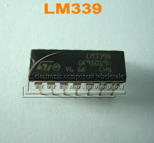 

wholsale 20pcs LM339 DIP-14 LM339N Four high-precision low power voltage comparator