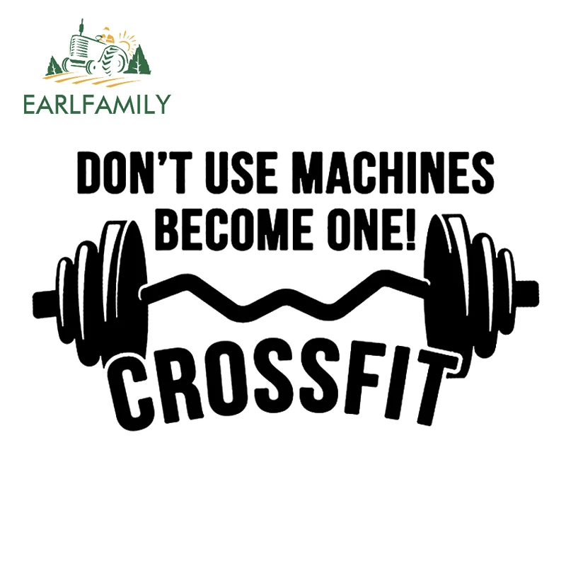 

EARLFAMILY 14cm x 8cm New Style Car Styling Stickers CrossFit Car Stickers Vinyl Decal Personality Waterproof Car Accessories