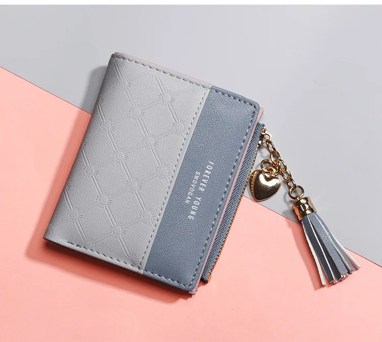 PU Leather,wallet female,wallet female women zipper,Fashion,Casual,Vintage,Black,Red,Brown,Blue,Pink wallet female leather (13)