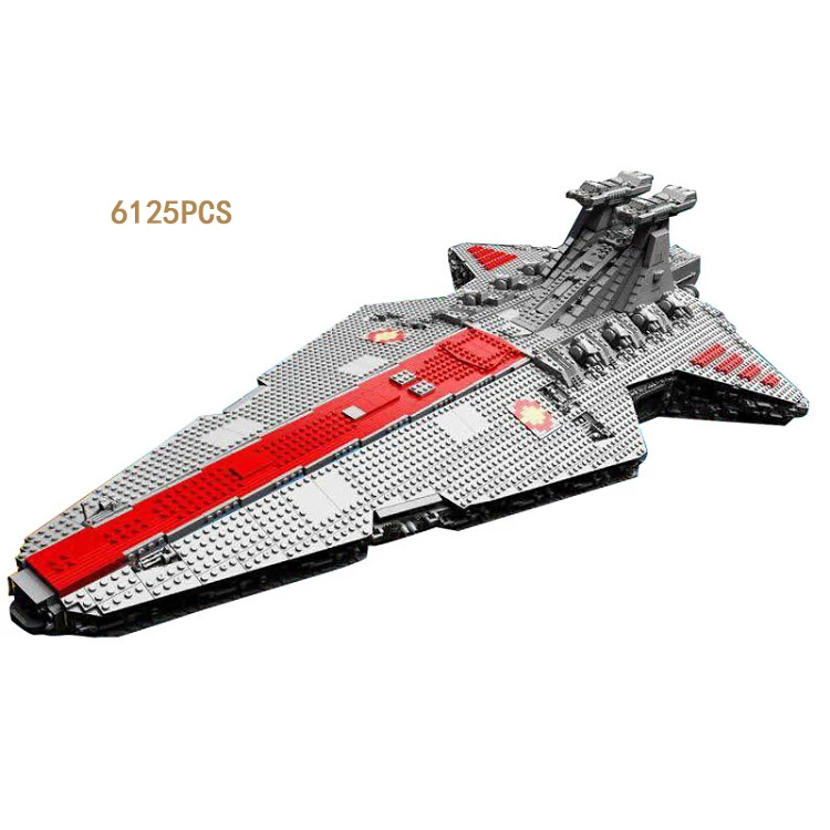 

Hot star plan space wars UCS Republic Cruiser MOC building block model figures bricks collection toys for children gifts