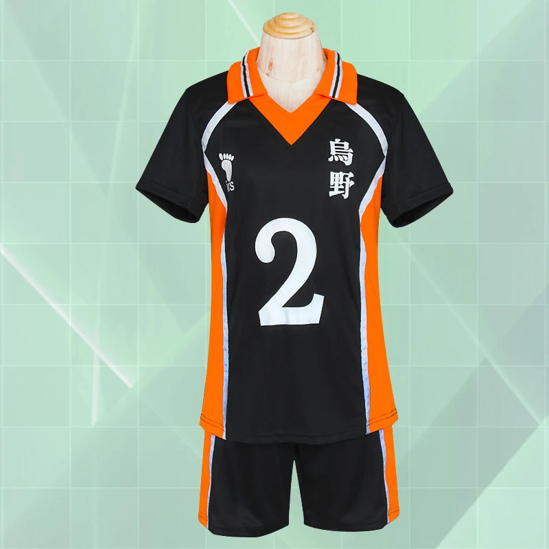 Косплей Haikyuu! Karasuno школьная форма Джерси волейбольный костюм|Майки для волейбола|