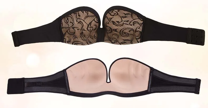 Strapless Bras For Women Underwear Invisible Bralette BH Lingerie Push Up Brassiere Wedding Fly Backless Bra Wire Free 14